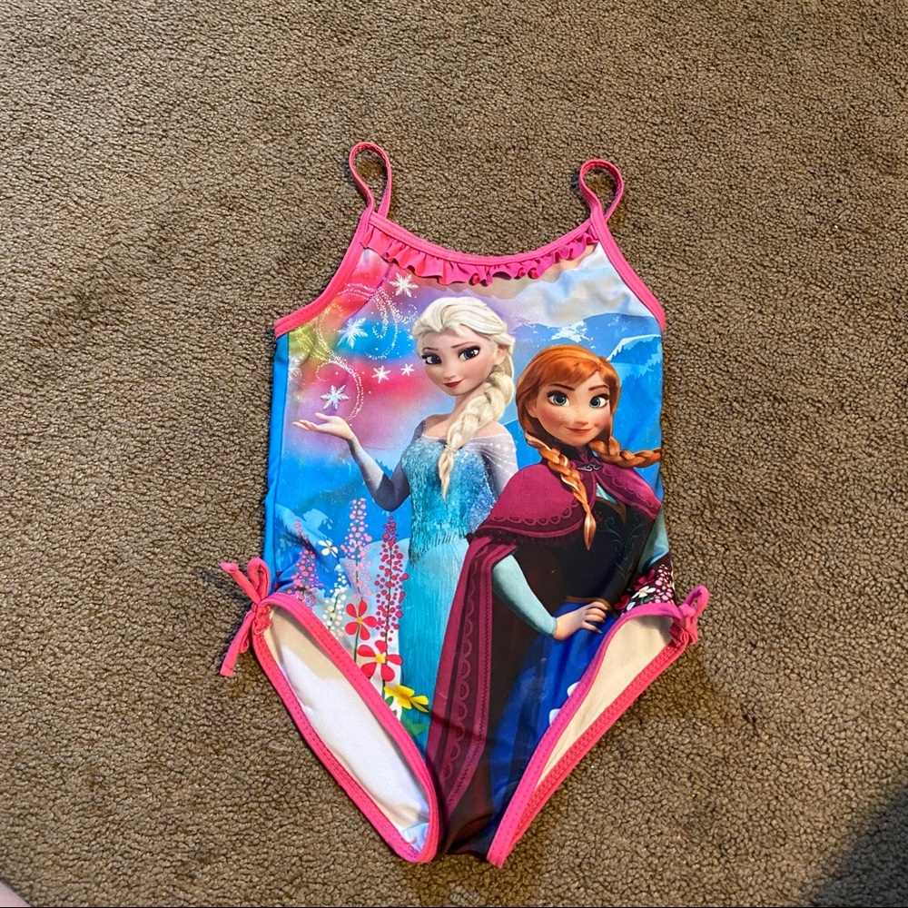 Frozen swimsuit size 4